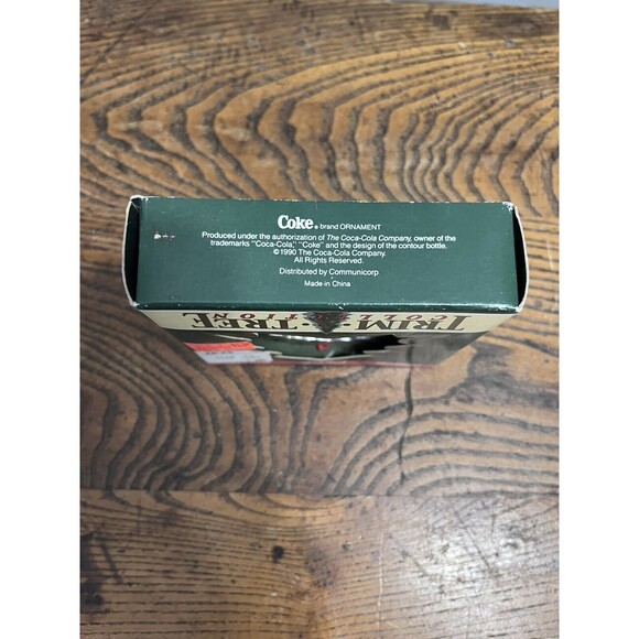 Set Of 2 Coca-Cola Trim a Tree Collection - Santa Claus Bottle Cap Ornament VTG - Picture 8 of 8